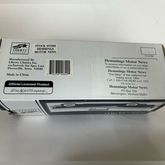 Hemmings Motor news 1957 Ford Rachero Pickup Diecast NIB Ford Motor Company - Picture 5 of 9